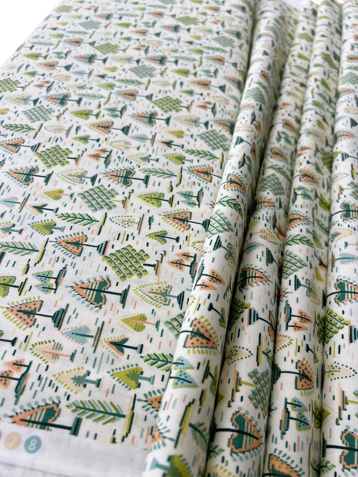 Liberty Tree of Life Collection - Arabella Tapestry green and orange