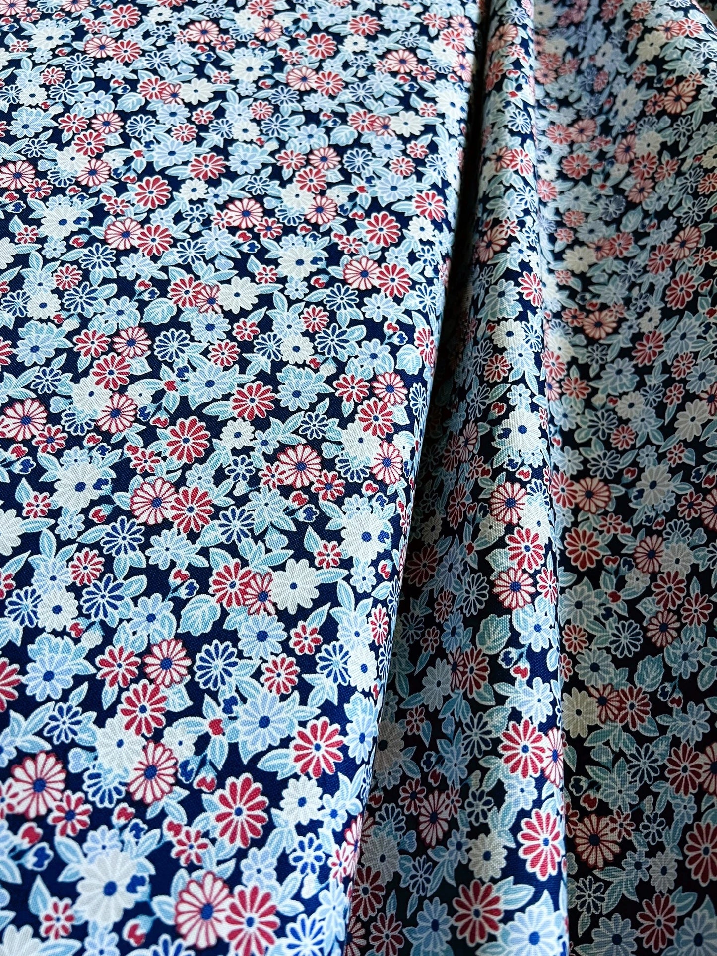 Liberty Fabric Arthur's Garden - Charming Chrysanthemums