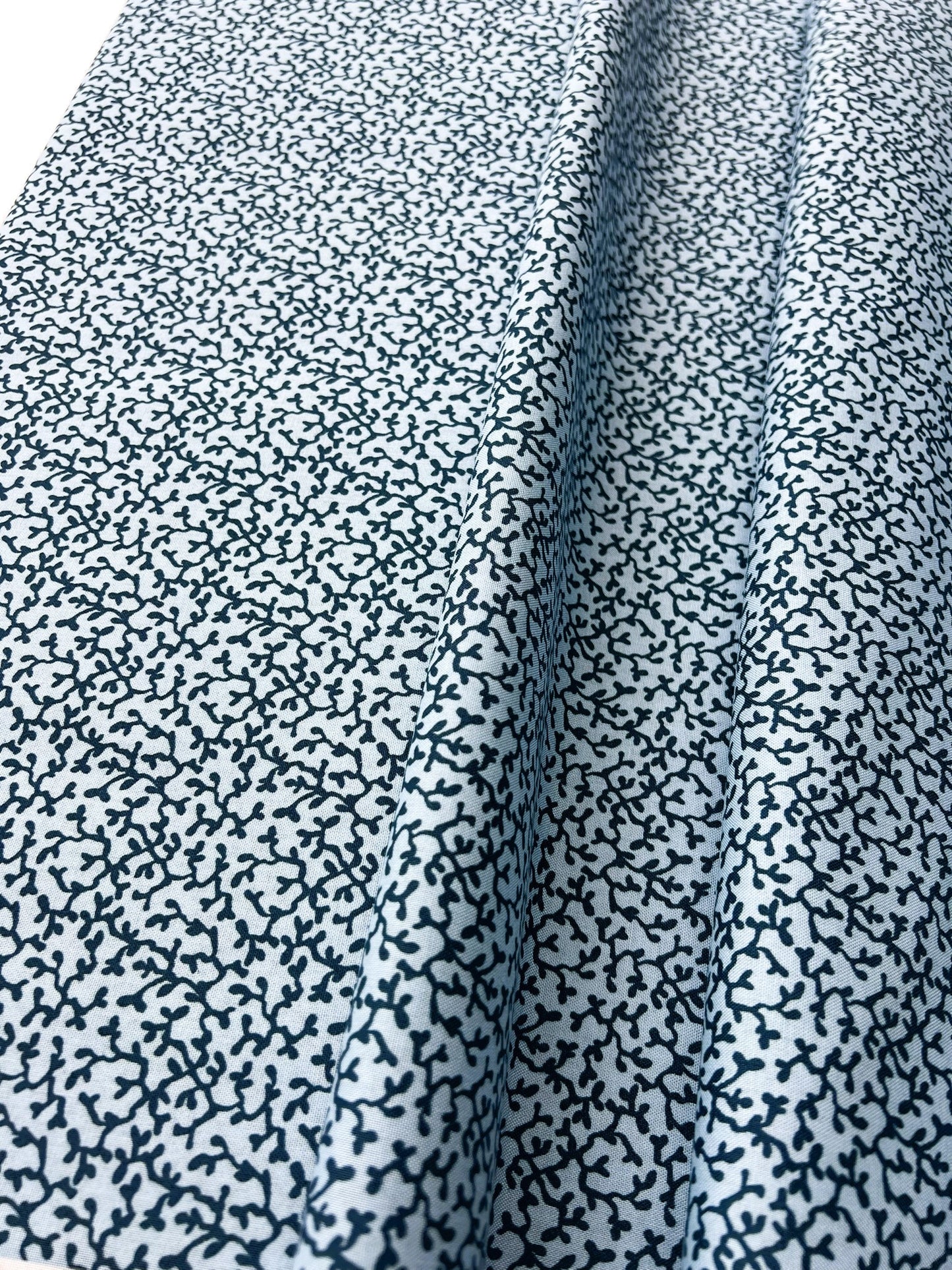 Liberty Fabric Riviera Collection - Corallium Blue