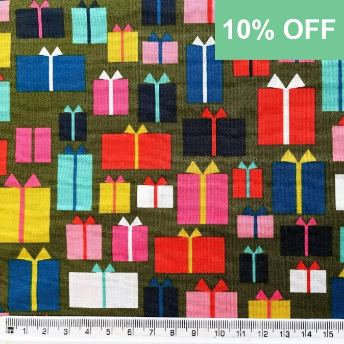 Christmas Presents Fabric - Merry and Bright by Dashwood Studios