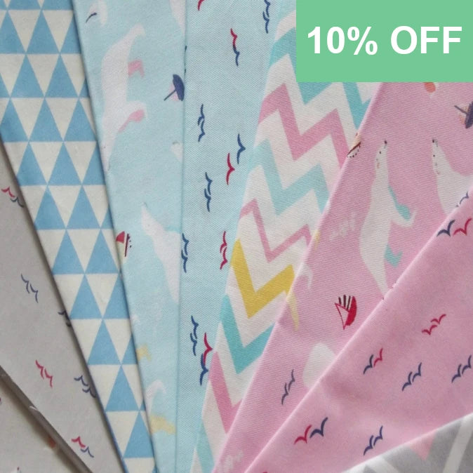 9 Nautical Cotton Fat Quarters