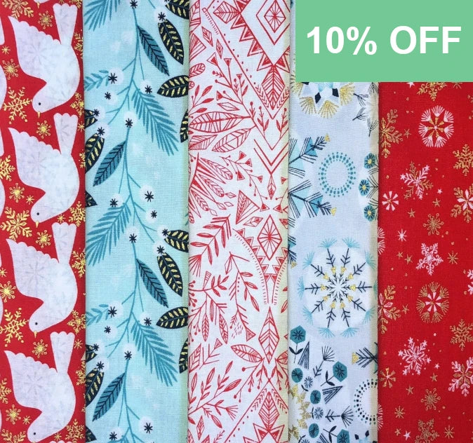Christmas Fat Quarter Bundle - Skogen by Dashwood Studios
