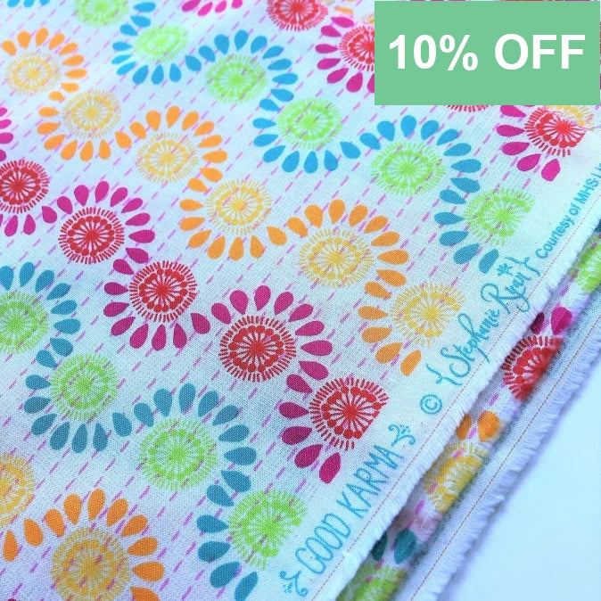 Remnant Moda fabric - Good Karma by Stephanie Ryan