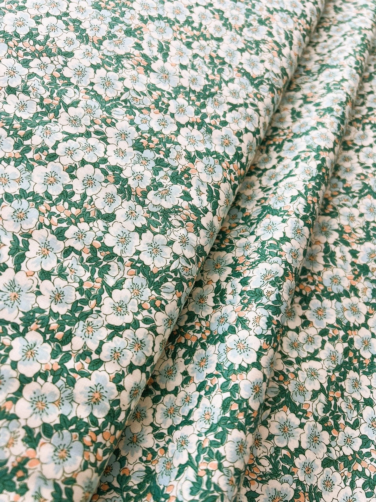 Liberty Tree of Life Collection - Dina Blossom dark green