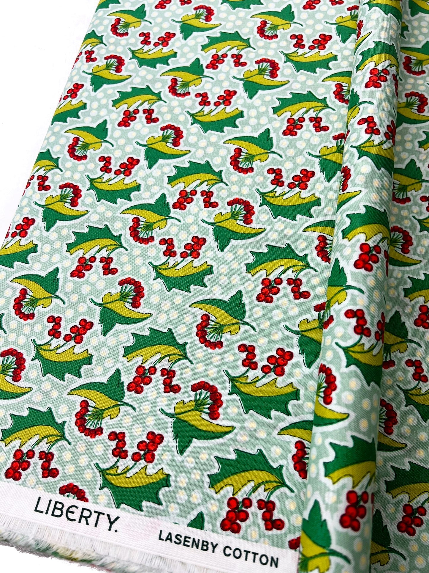 Liberty Christmas Fabric - Festive Xmas Festive Flora