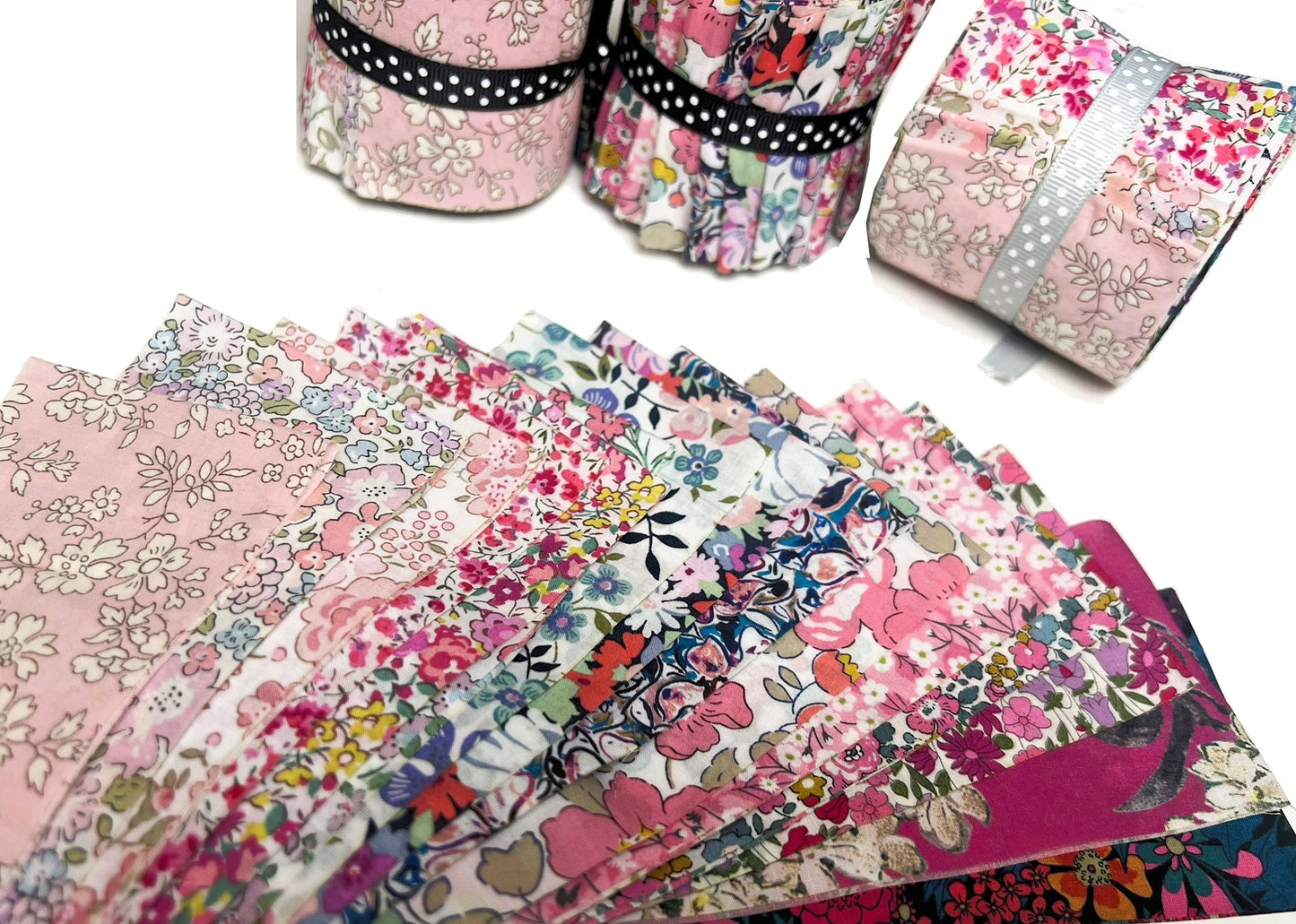 Liberty Fabric Tana Lawn® Jelly Roll Pink