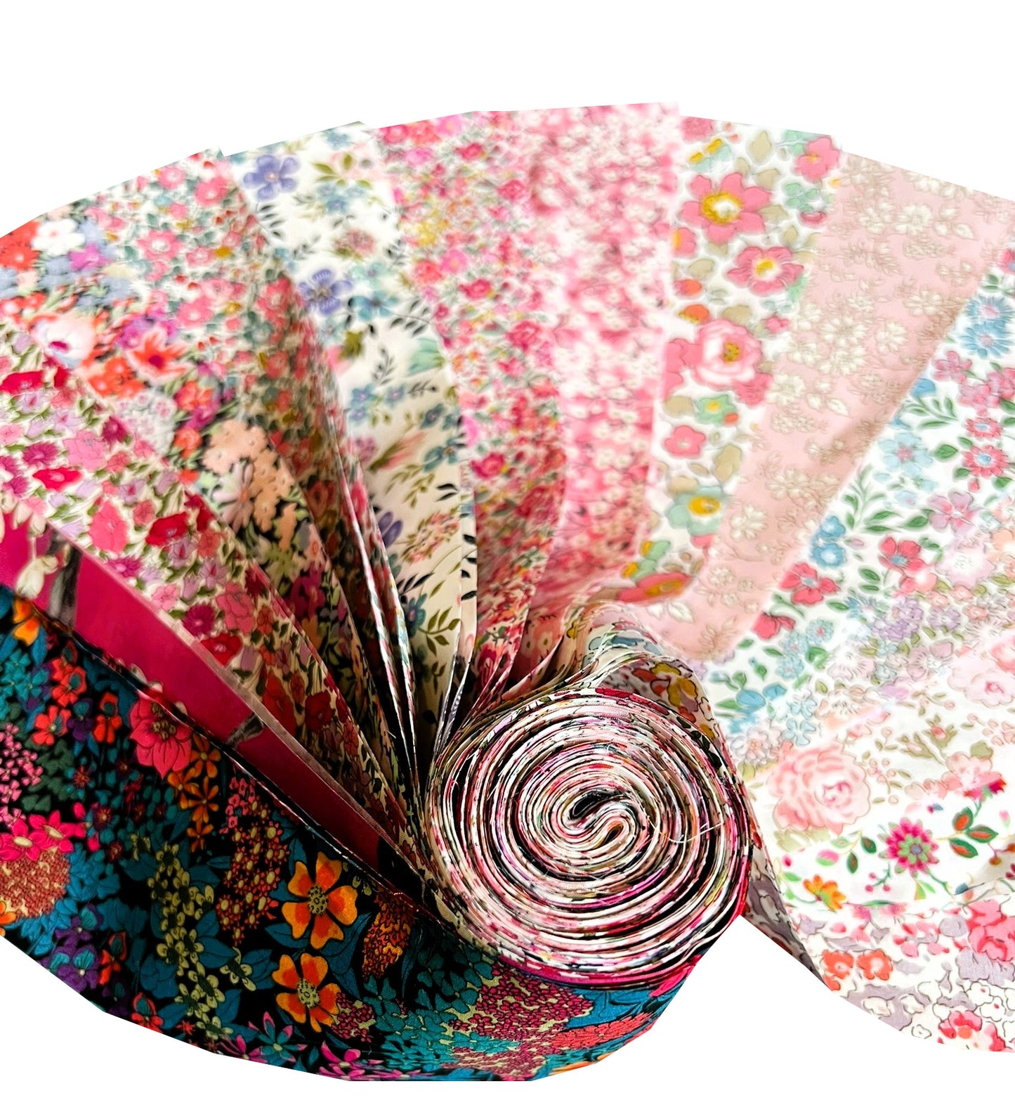 Liberty Fabric Tana Lawn® Jelly Roll Pink