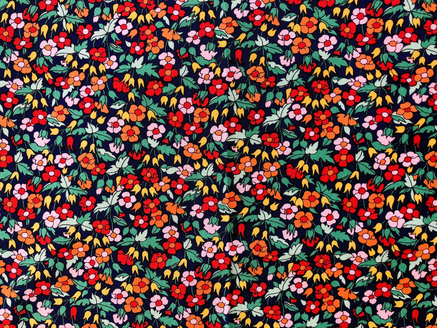 Liberty Fabric Carnaby Collection - Picailly Poppy blue