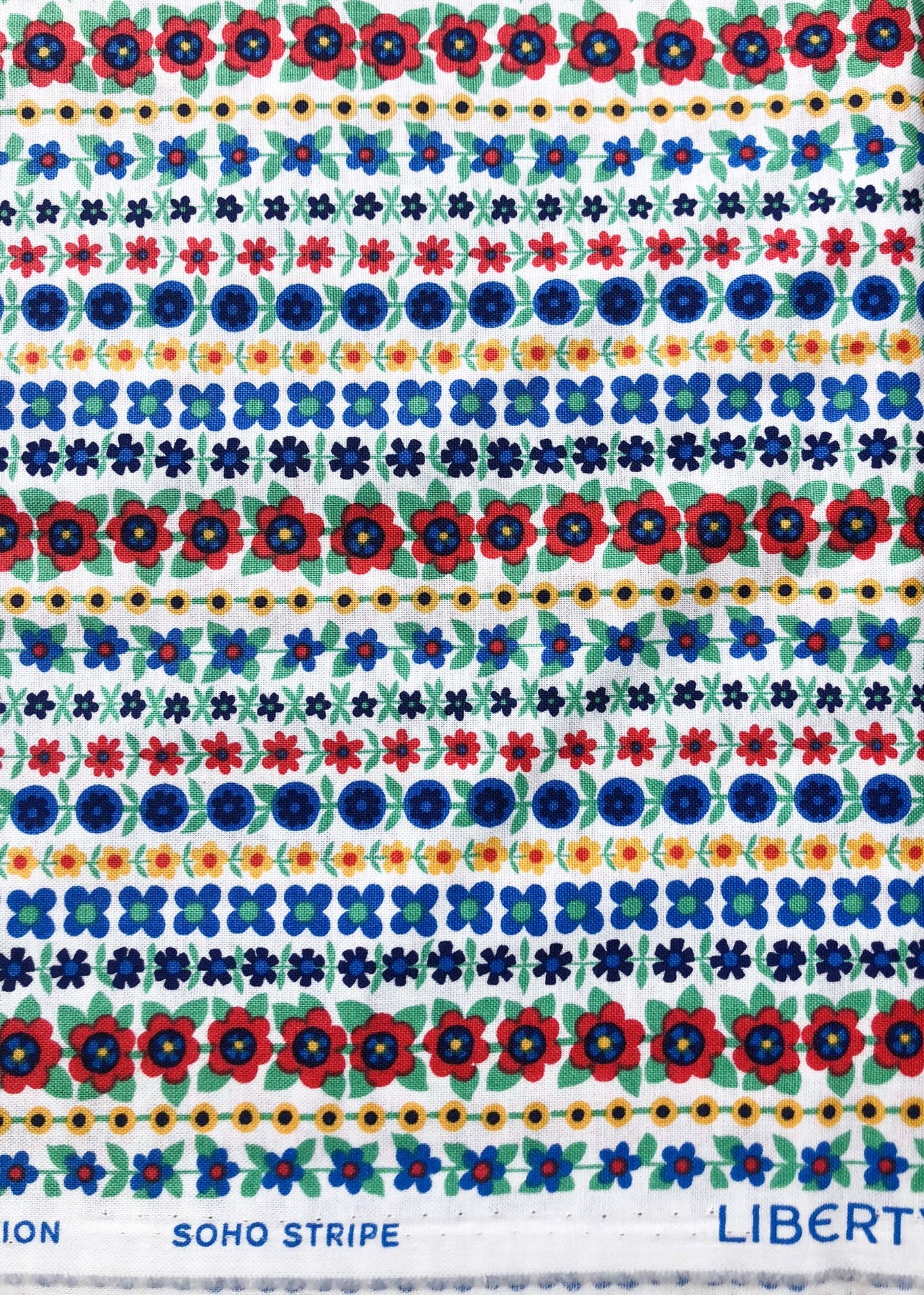 Liberty Fabric Carnaby Collection - Soho Stripe