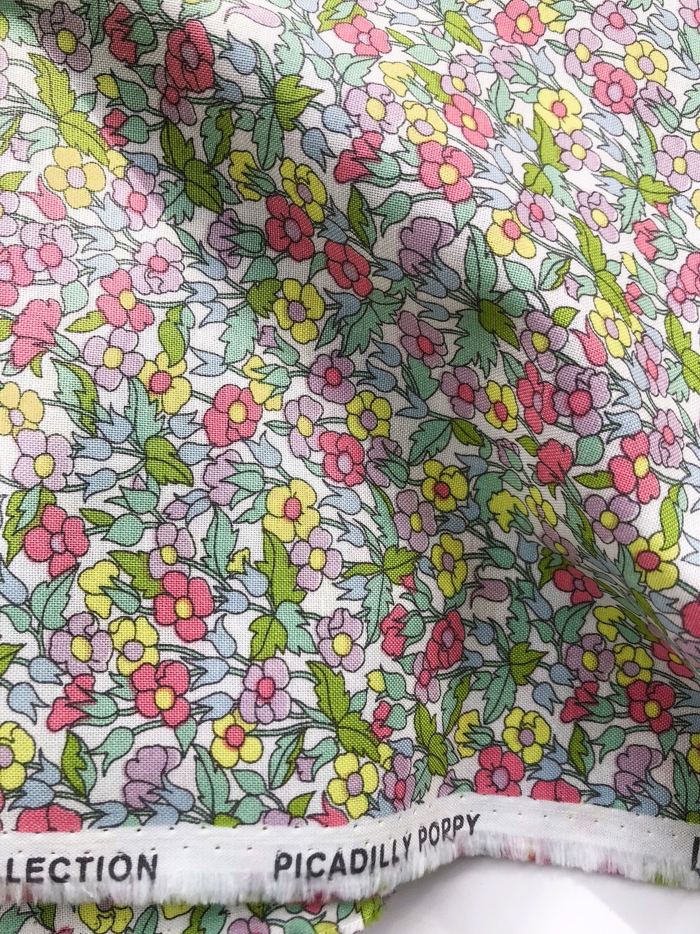 Liberty Fabric Carnaby Collection - Picalilly Poppy yellow