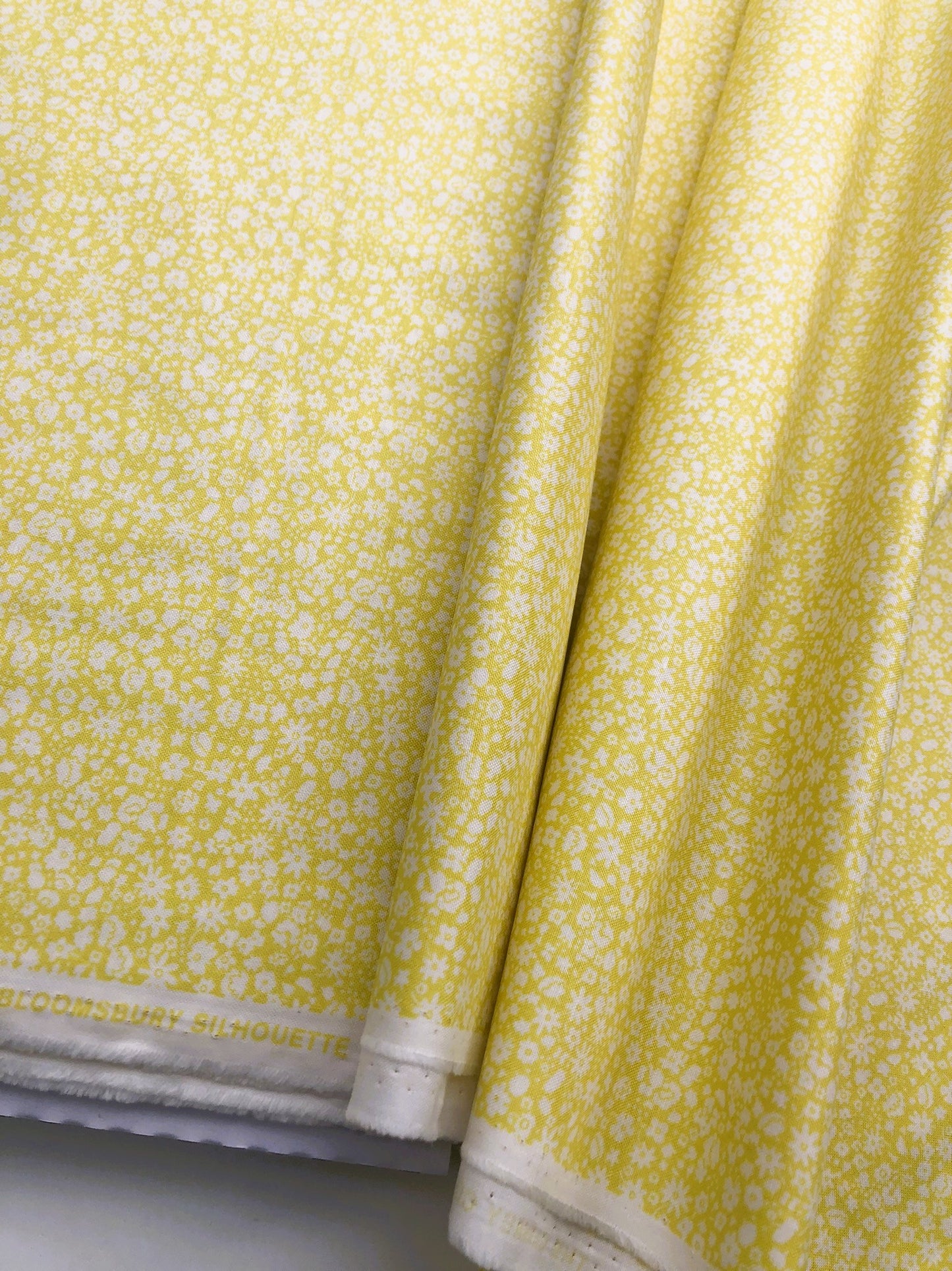 Liberty Fabric Carnaby Collection - Yellow Bloomsbury Silhouette