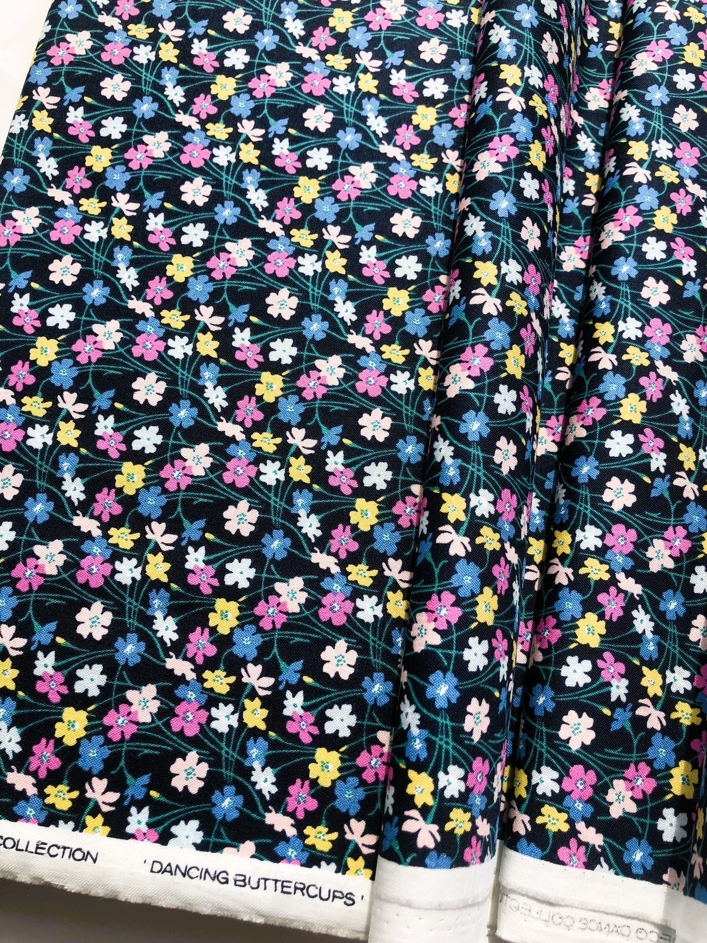 Liberty Fabric Deco Dance - Dancing Buttercups