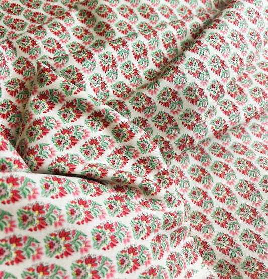 Liberty Emporium Collection -  Palmeira red and green