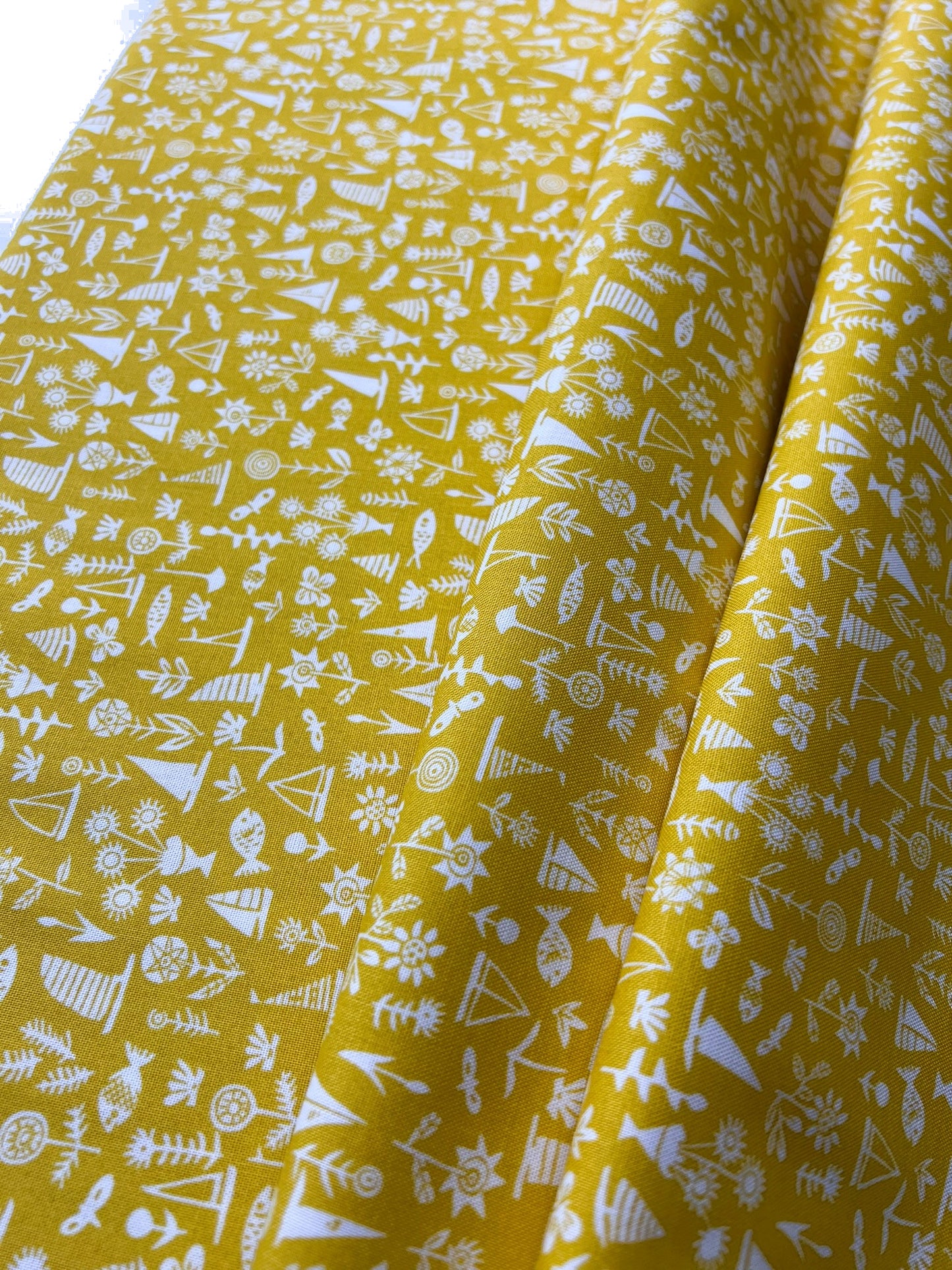 Liberty Fabric Riviera Collection - Sealife Yellow
