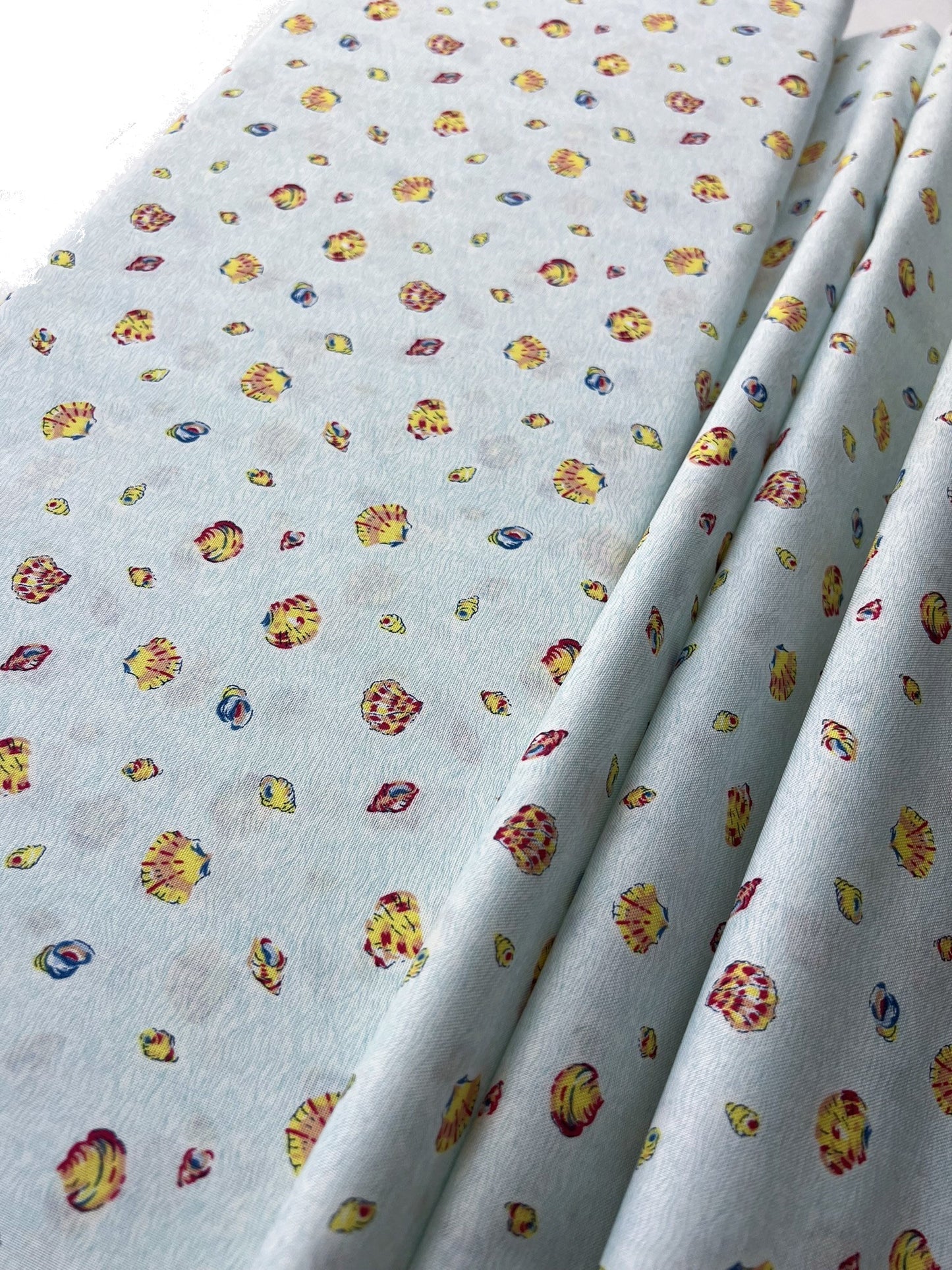 Liberty Fabric Riviera Collection - Sea Shells Blue