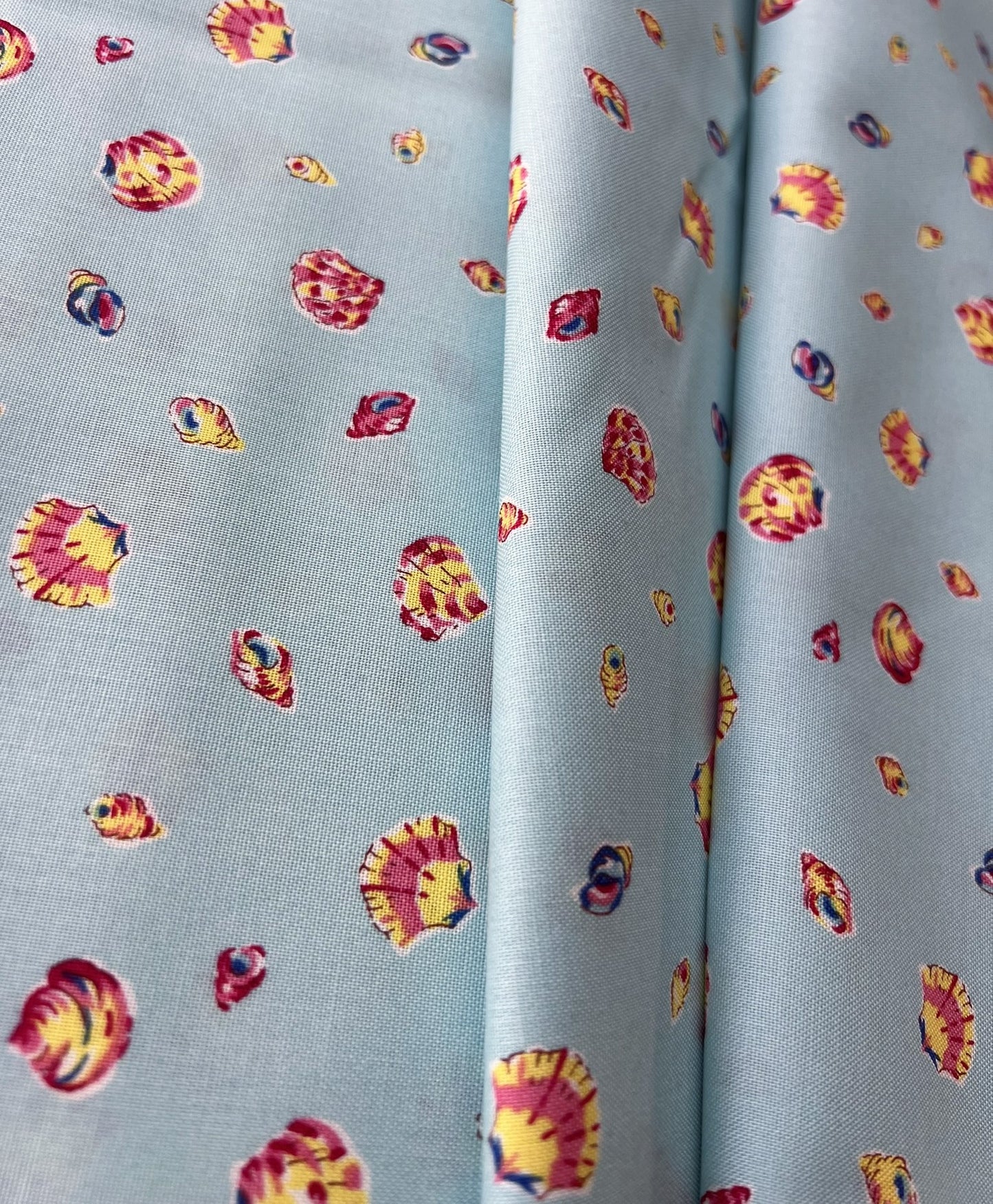 Liberty Fabric Riviera Collection - Sea Shells Teal