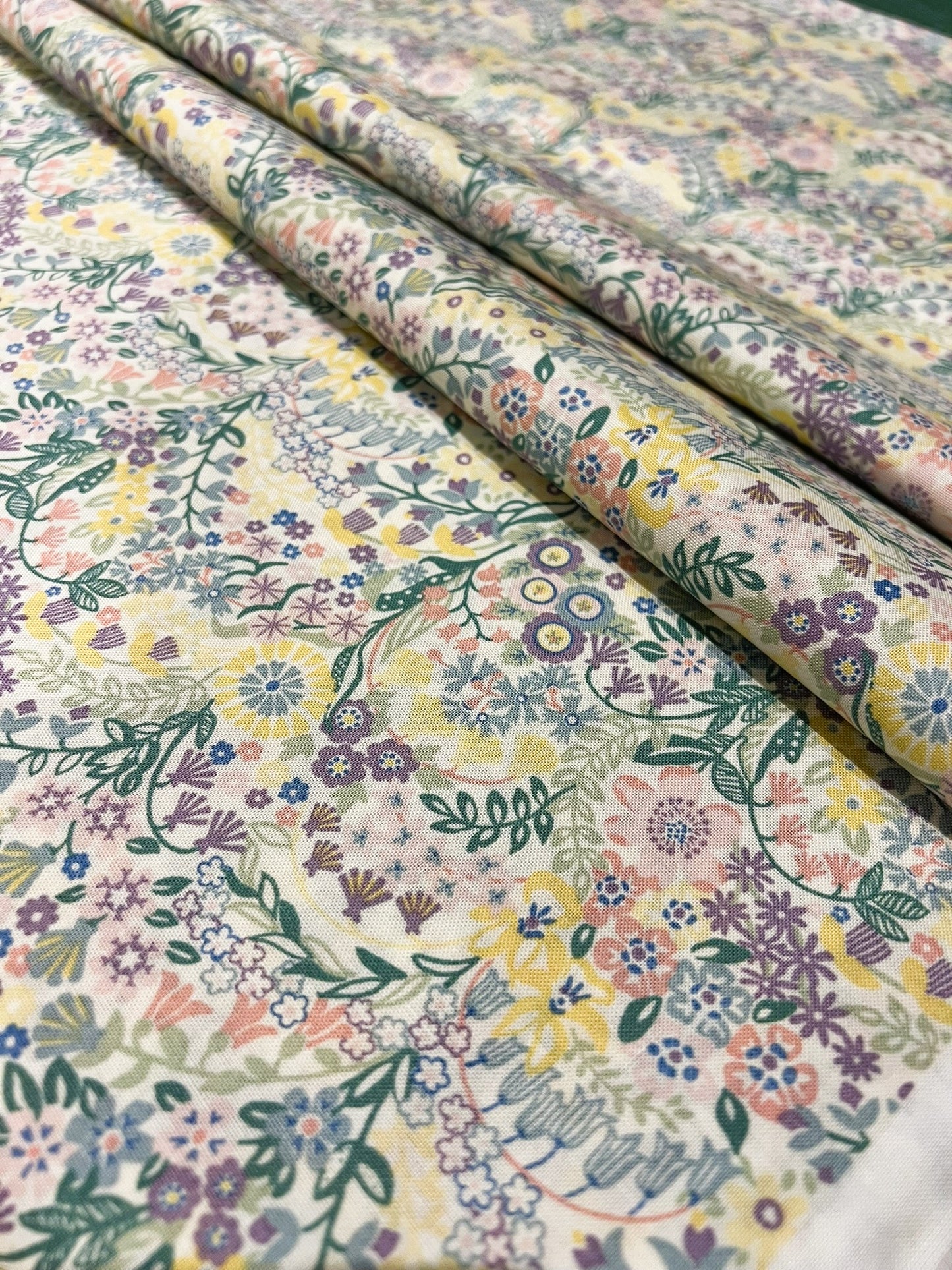 Liberty Fabric Riviera Collection - Shell Garden Pale