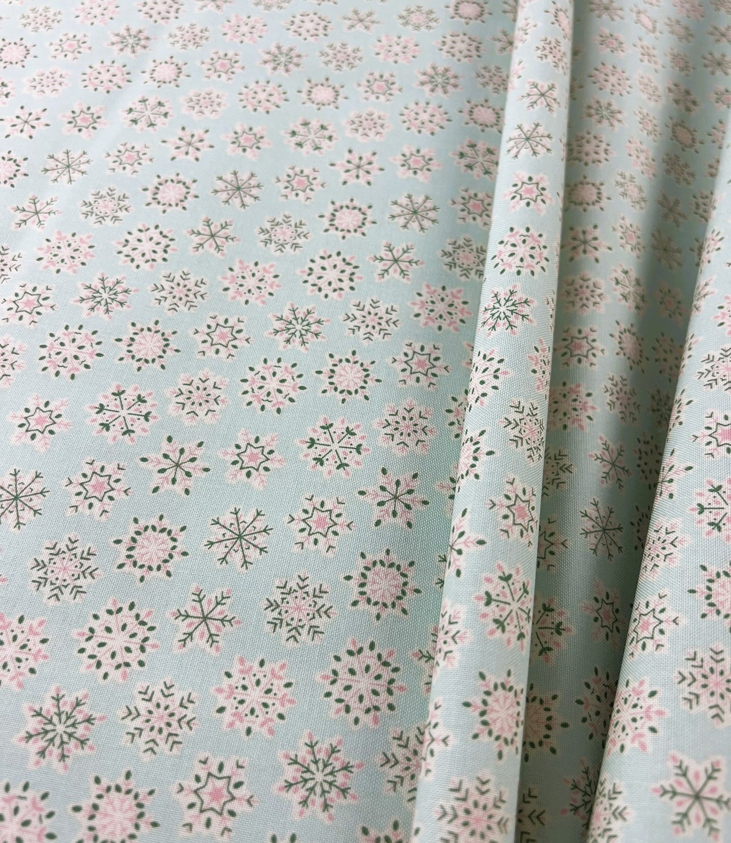 Liberty Christmas Fabric - Festive Greetings Collection, Snow Season