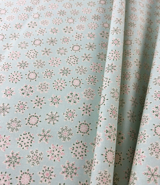 Liberty Christmas Fabric - Festive Greetings Collection, Snow Season