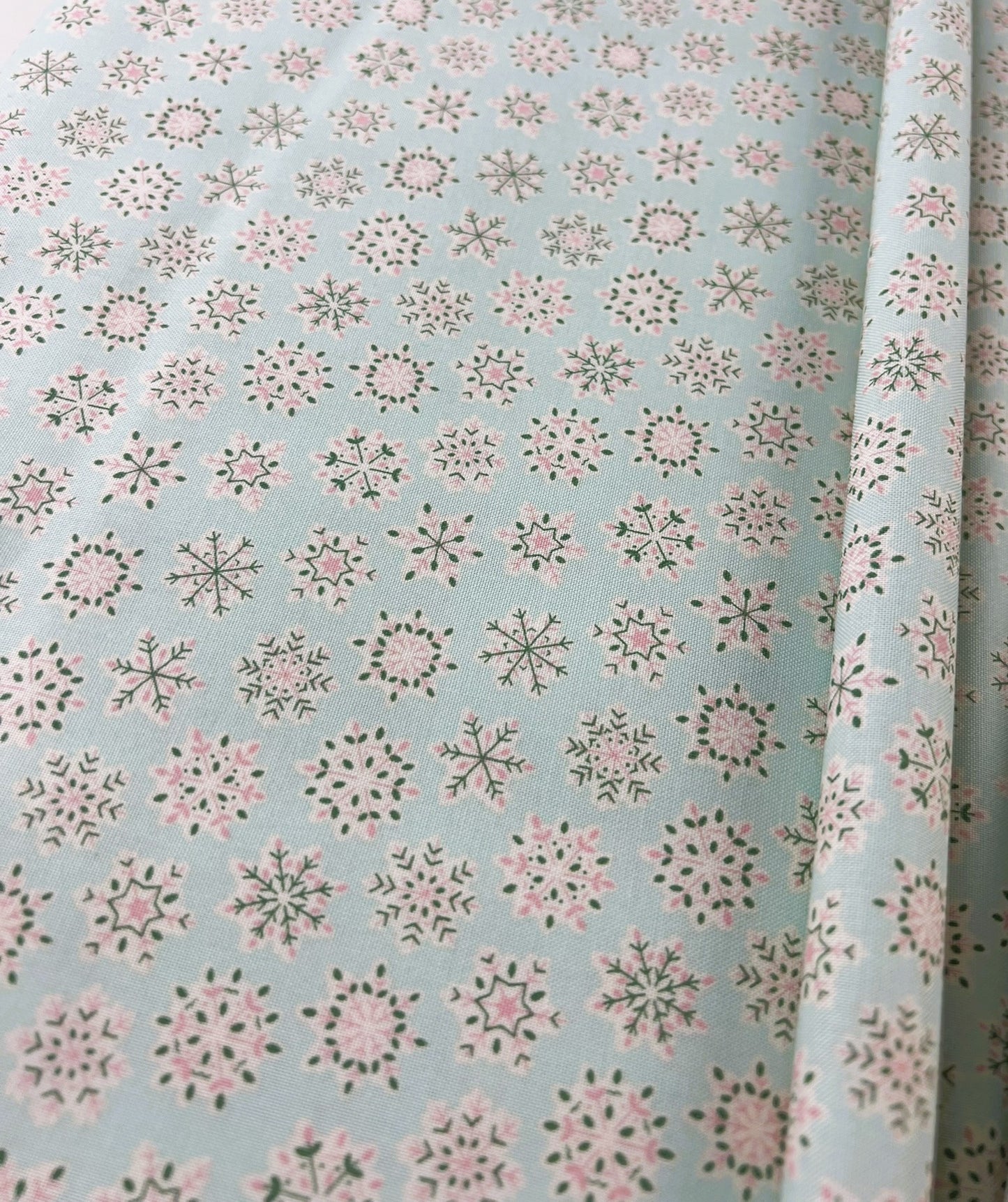Liberty Christmas Fabric - Festive Greetings Collection, Snow Season