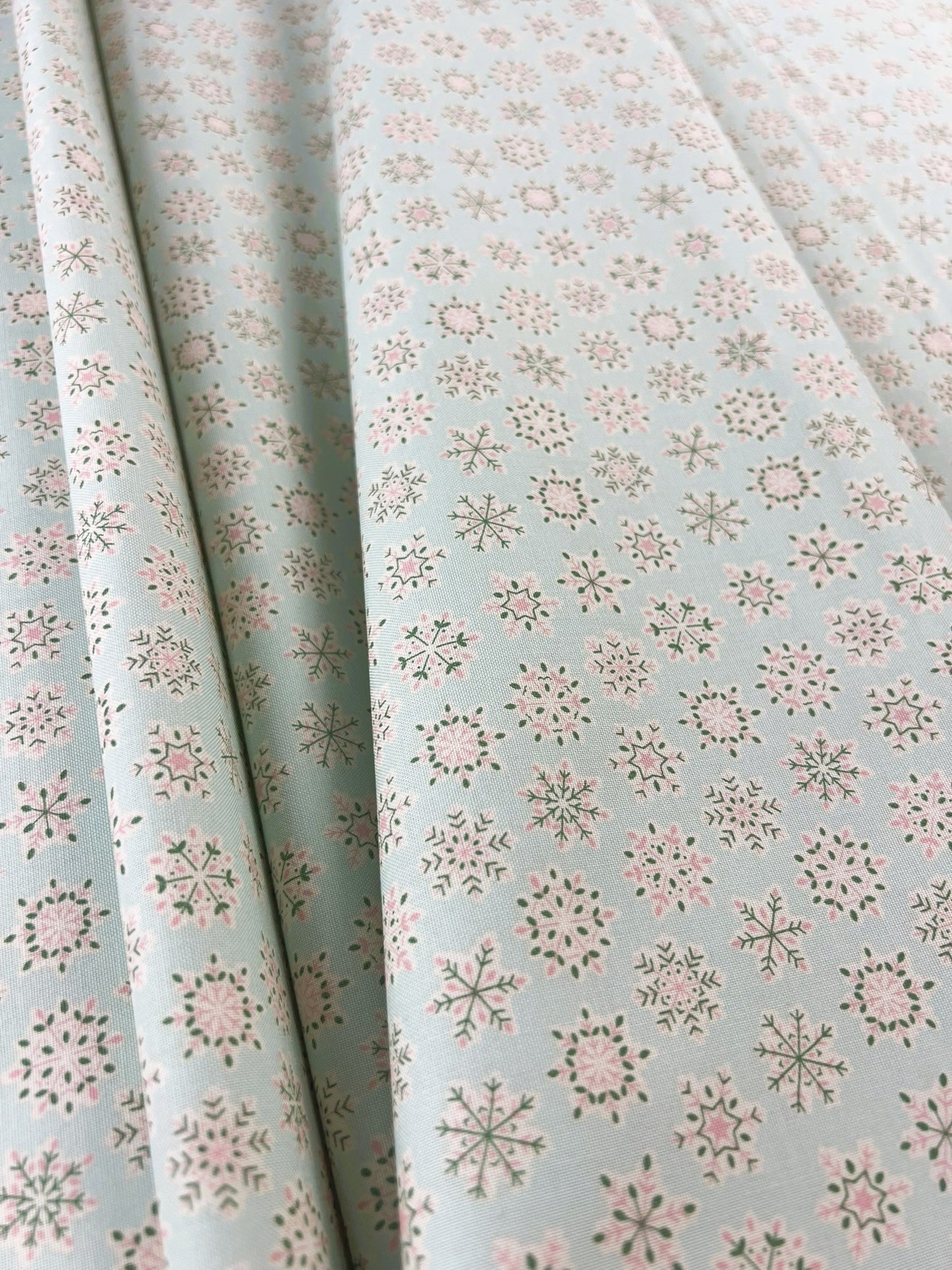 Liberty Christmas Fabric - Festive Greetings Collection, Snow Season