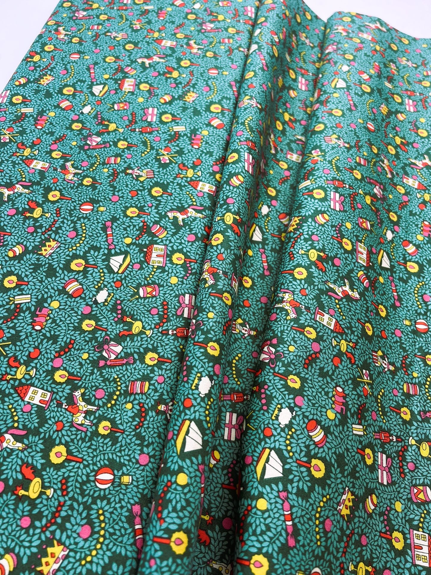 Liberty Christmas Fabric - Festive Xmas Toy Tree