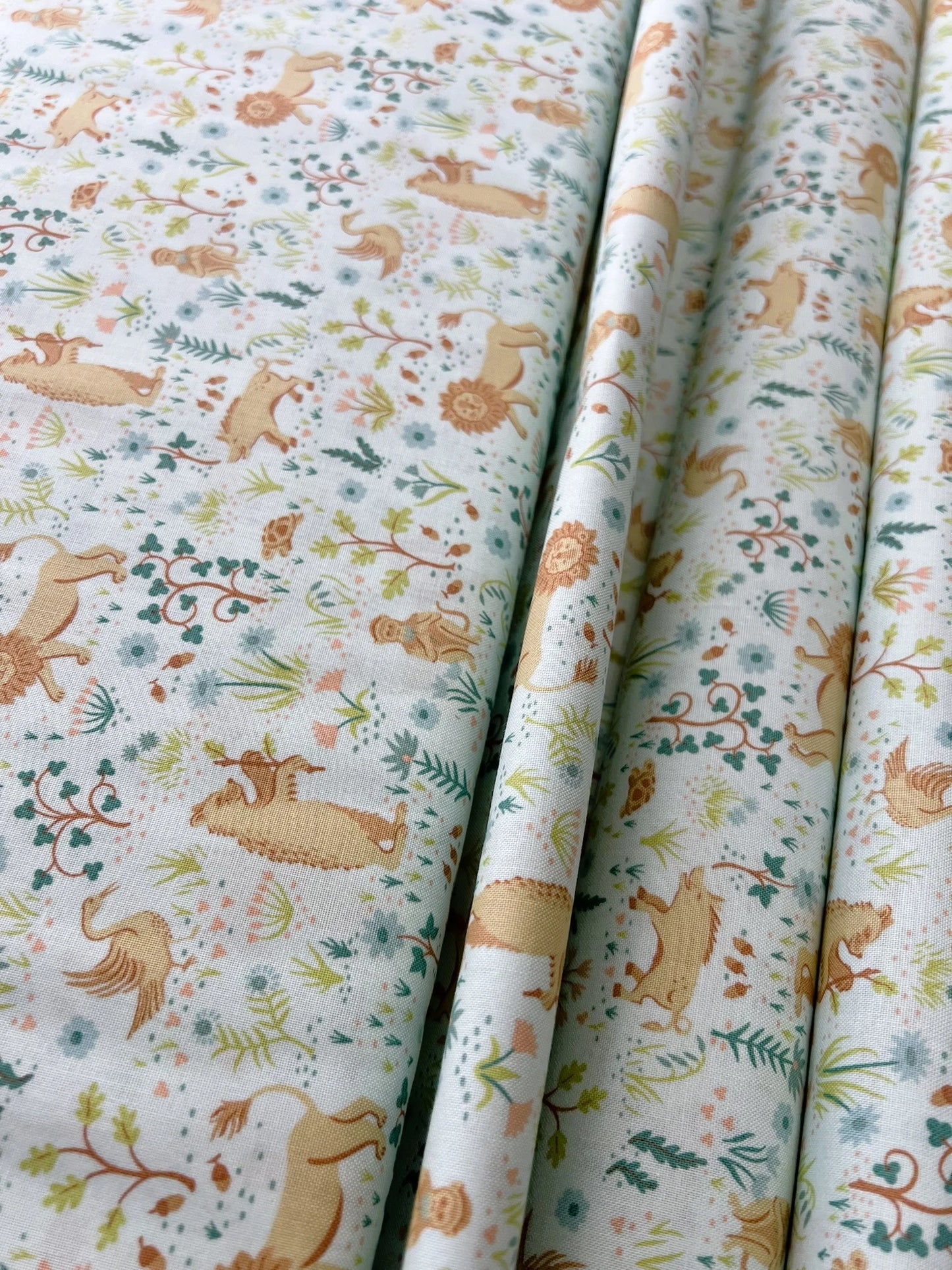 Liberty Tree of Life Collection - Tudor Fauna green
