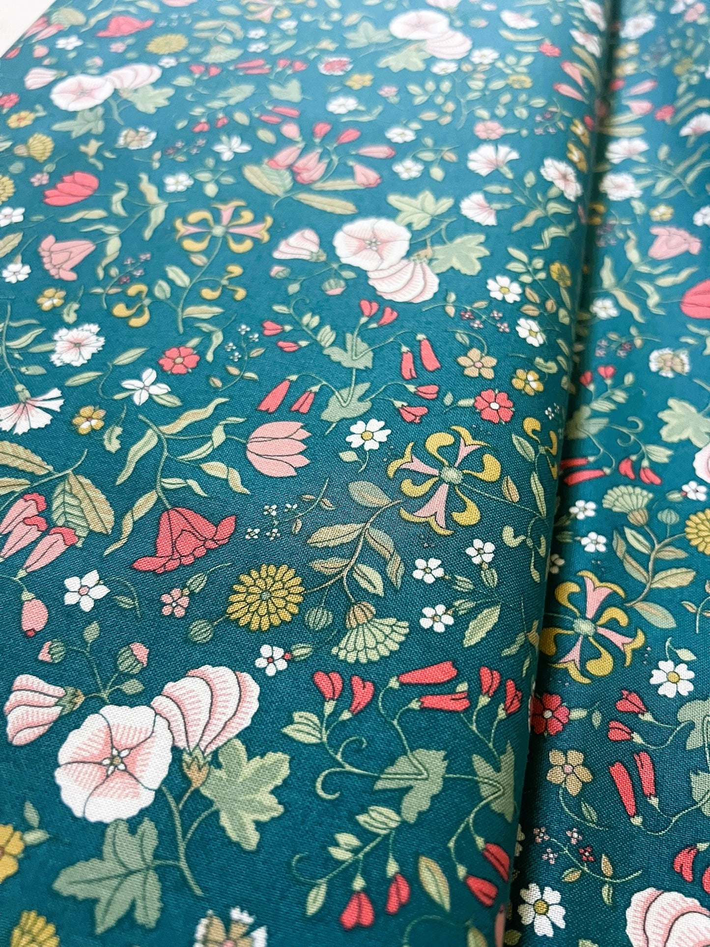 Liberty Fabric Everlasting - Wildflower Field Green