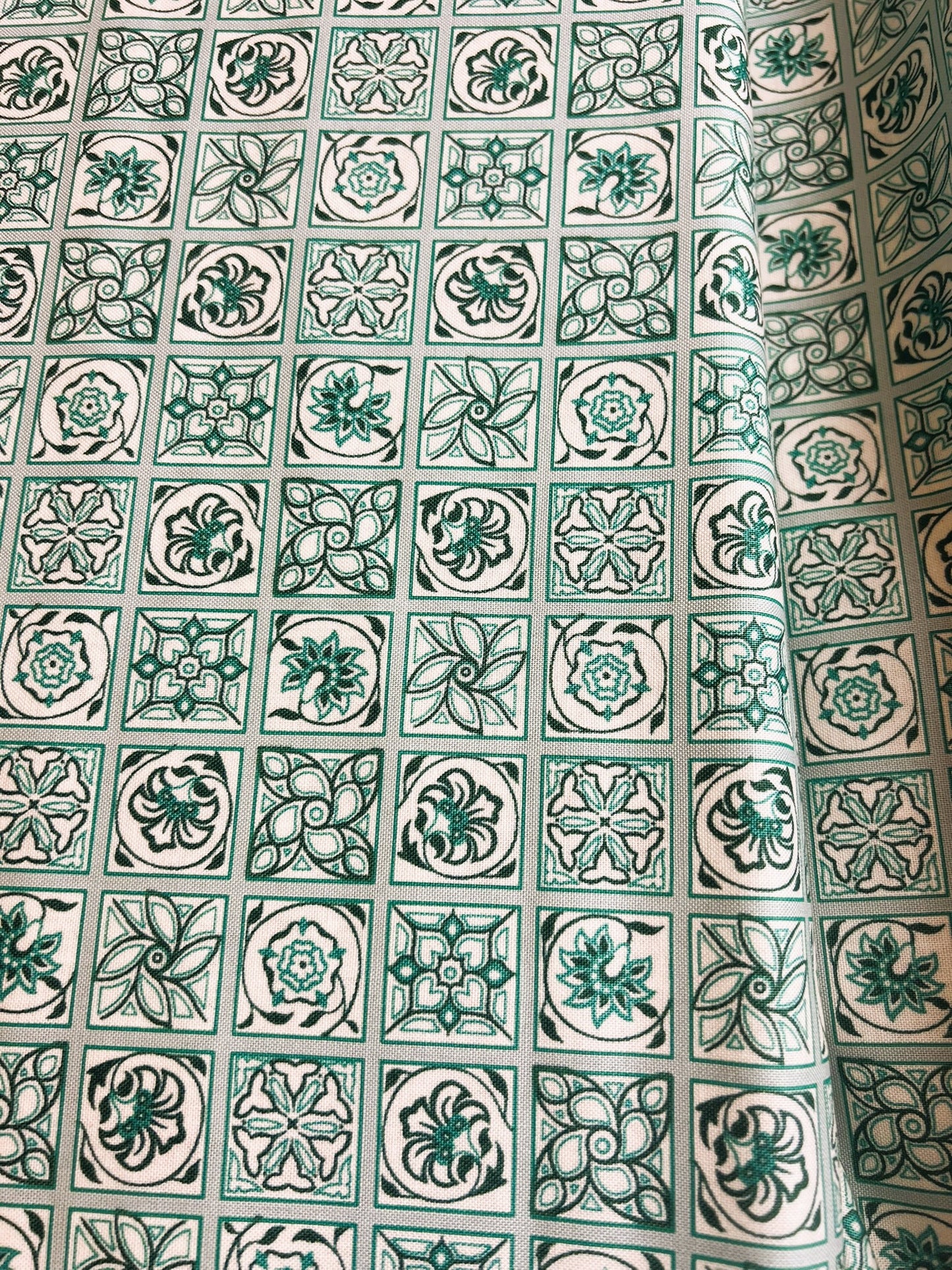 Liberty Emporium Collection - Argyll Tile green