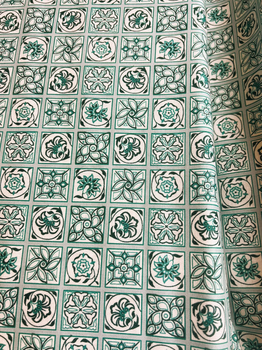 Liberty Emporium Collection -  Argyll Tile green
