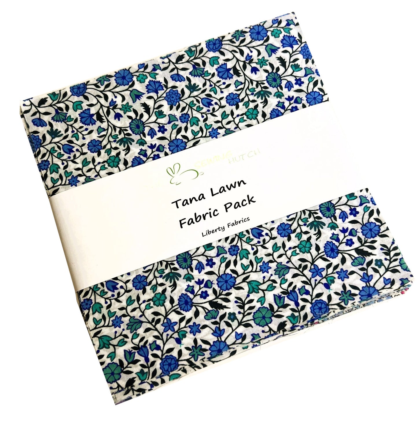 45 Liberty Fabric Precut 5inch Squares - Pale Blue