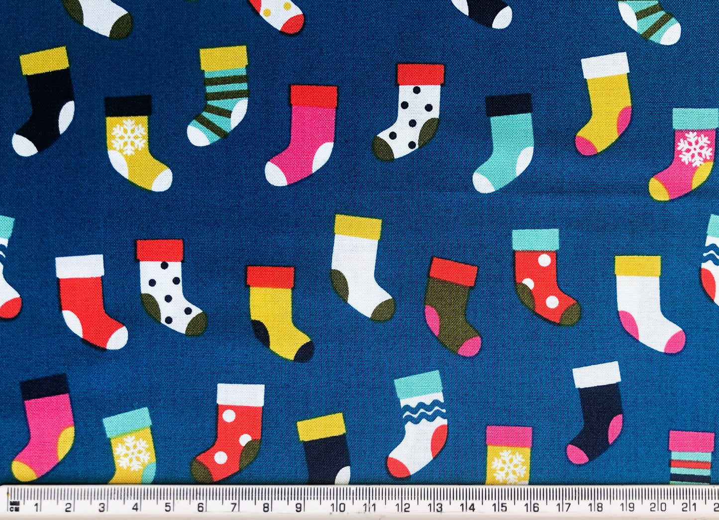Christmas Stockings Fabric - Merry and Bright by Dashwood Studios