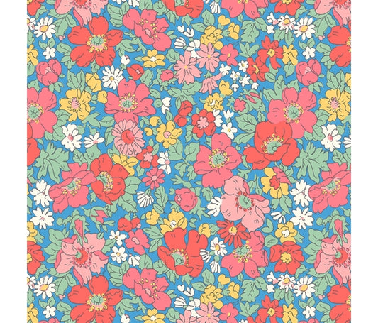 Liberty Fabric Flower Show Midsummer - Cosmos Flower