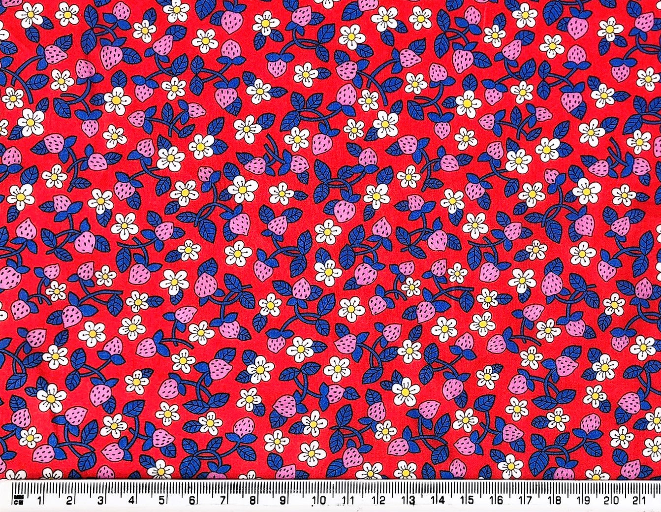 Liberty Fabric - Strawberries and Cream Tana Lawn® Cotton