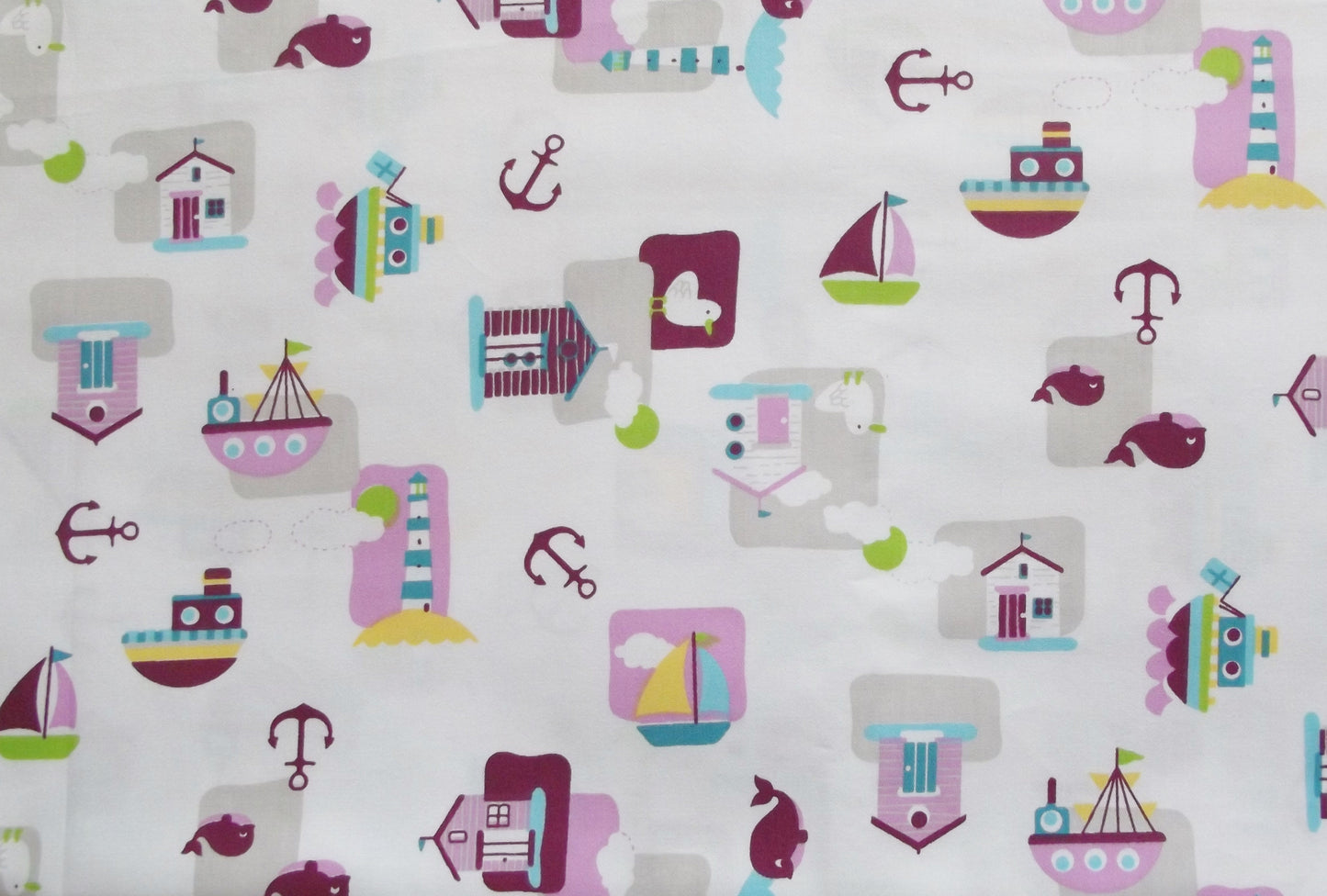 Children's Nautical Cotton Fabric Fat Quarters