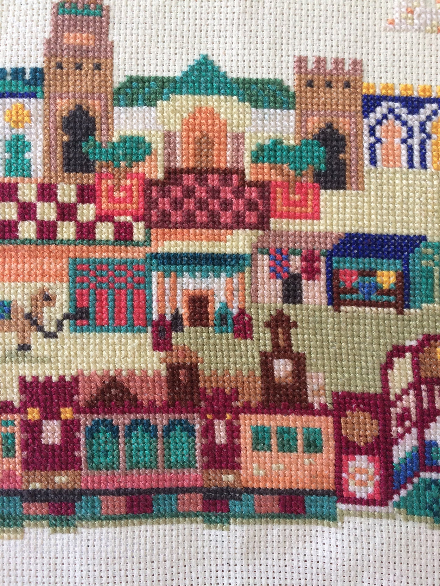 Modern City of Morocco - Cross Stitch Digital Pattern