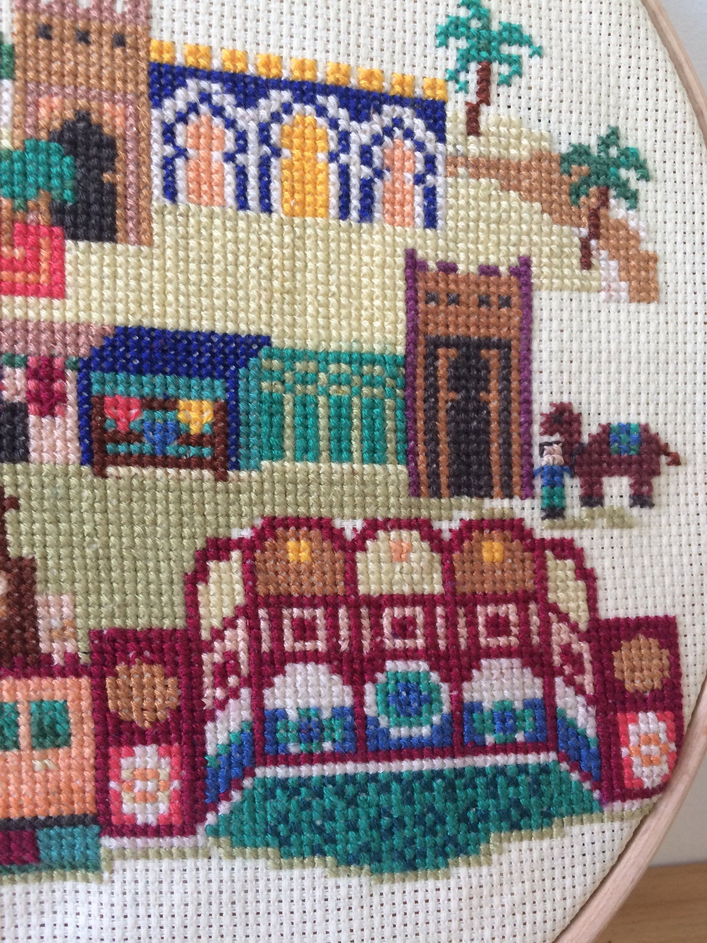 Modern City of Morocco - Cross Stitch Digital Pattern