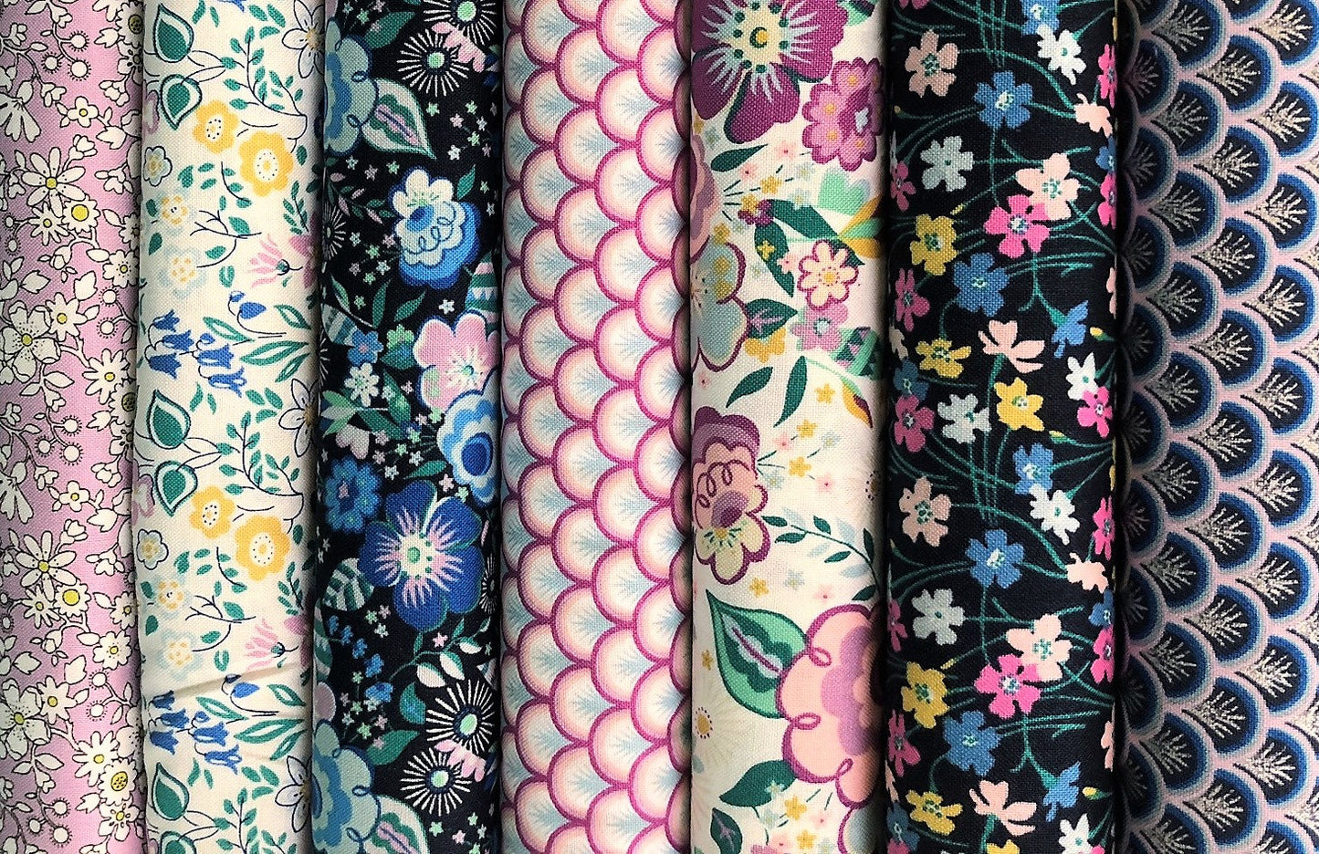 Jelly Roll Liberty quilting cotton - Deco Dance