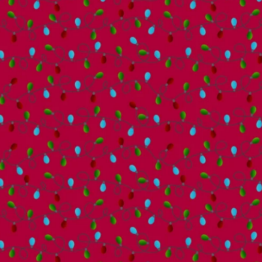 P&B Textiles Christmas Fabric, Bauble Fabric - Christmas Miniatures Collection