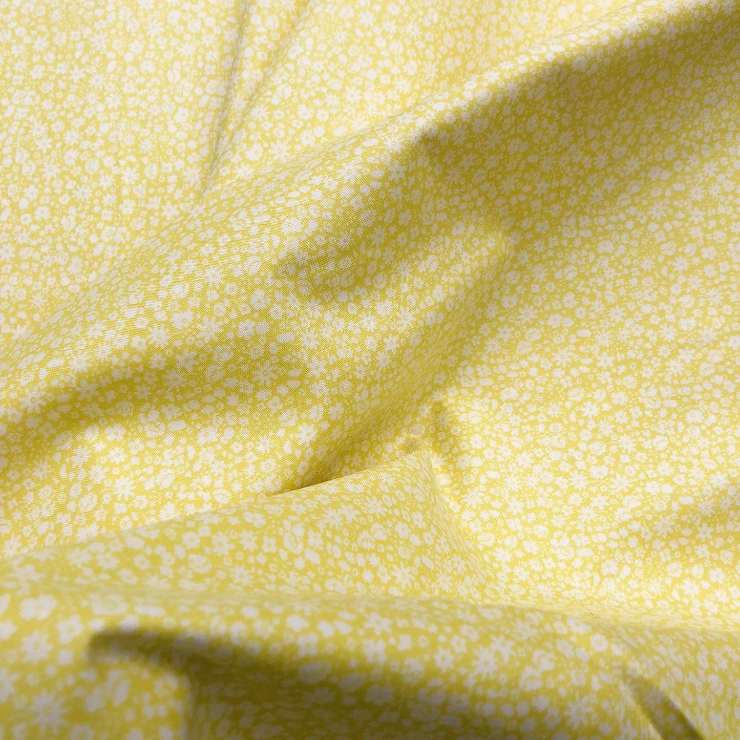 Liberty Fabric Carnaby Collection  - Yellow Bloomsbury Silhouette