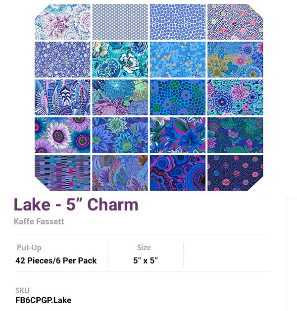 Kaffe Fassett Charm Pack quilting cotton - Classic collection