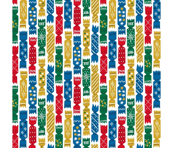 Liberty Christmas Fabric - Deck The Halls Collection Christmas Crackers
