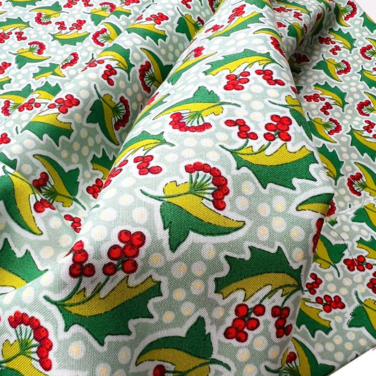 Liberty Christmas Fabric - Festive Xmas Festive Flora