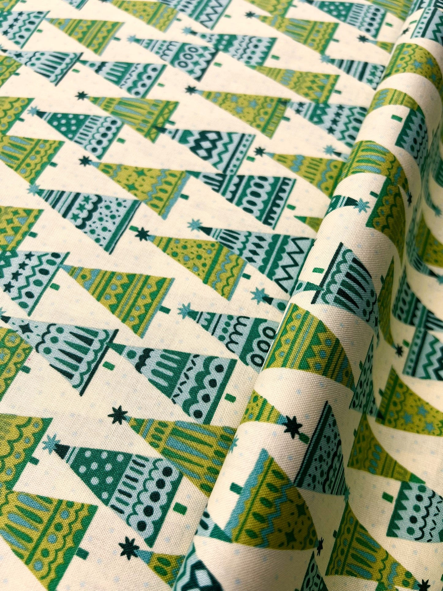 Liberty Christmas Fabric - Festive Xmas Festive Frosty Forest