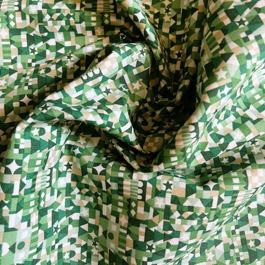 Liberty Christmas Fabric - Festive Magic Collection, Festive Store C