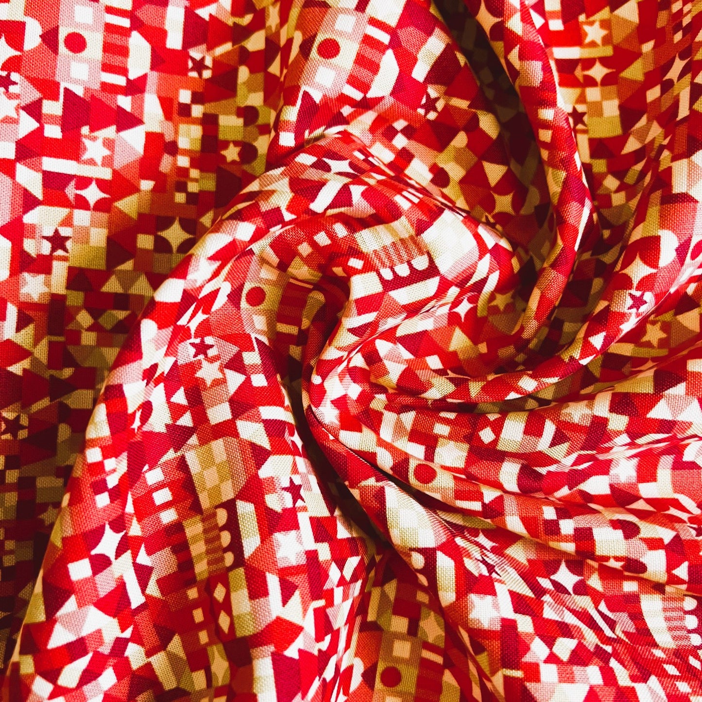 Liberty Christmas Fabric - Festive Magic Collection, Festive Store D