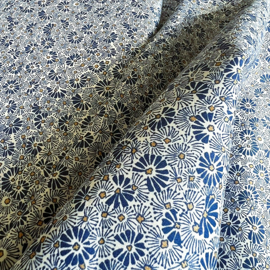 Liberty Fabric Arthur's Garden - Fluttering Fans blue