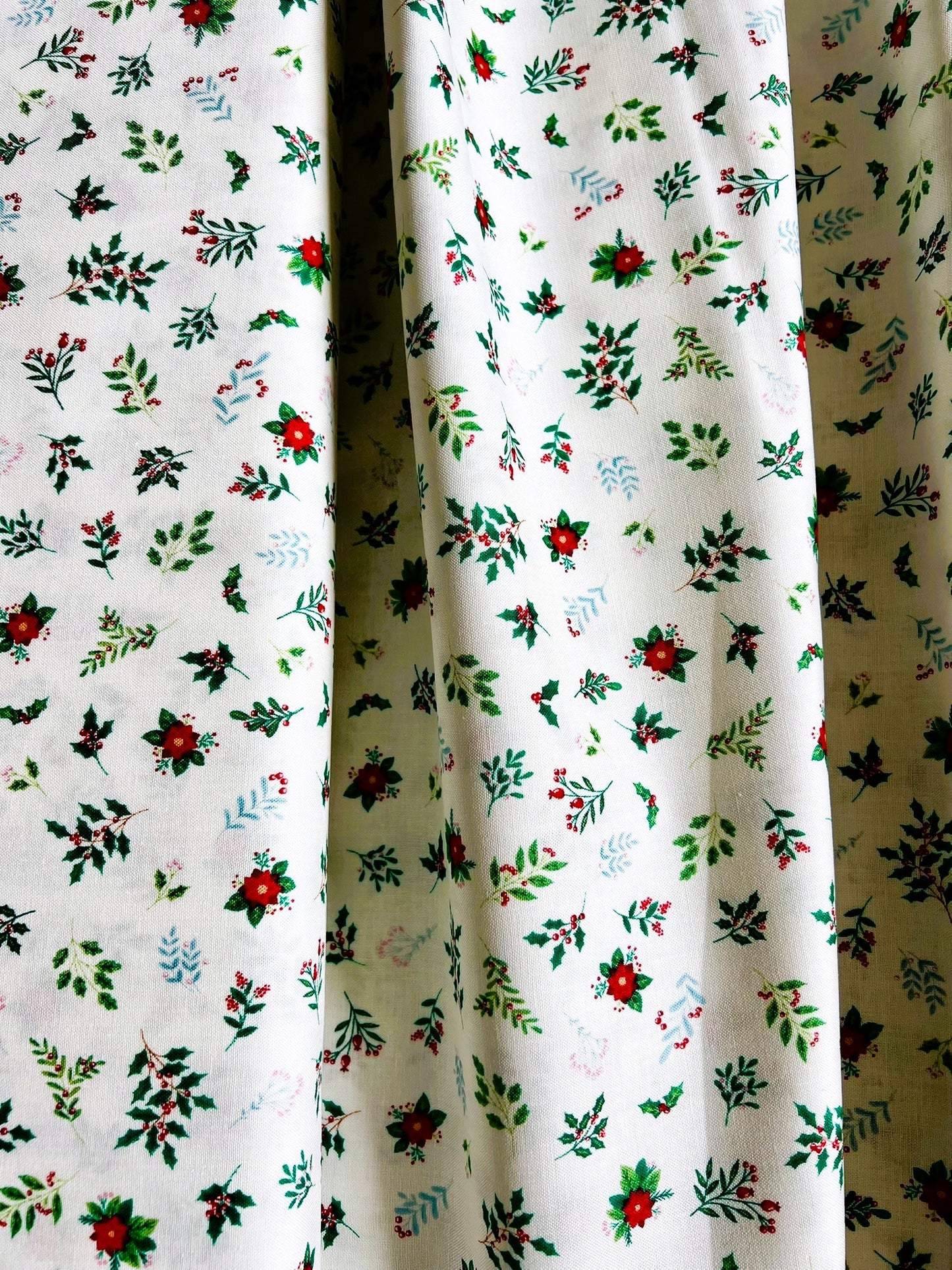 Makower Nutcracker Christmas Collection - Foliage, cream