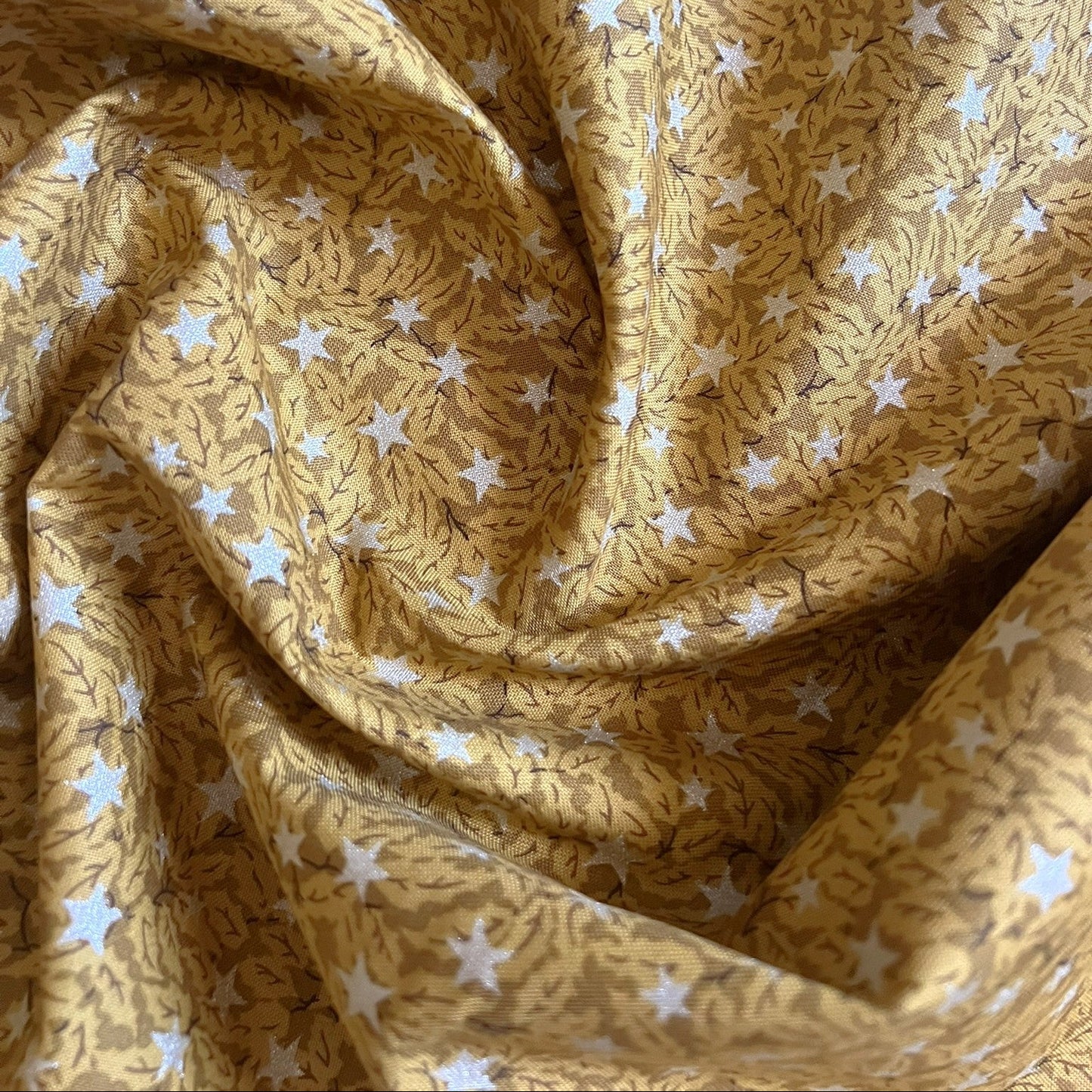 Liberty Christmas Fabric - Festive Magic Collection, Holly Sparkle B