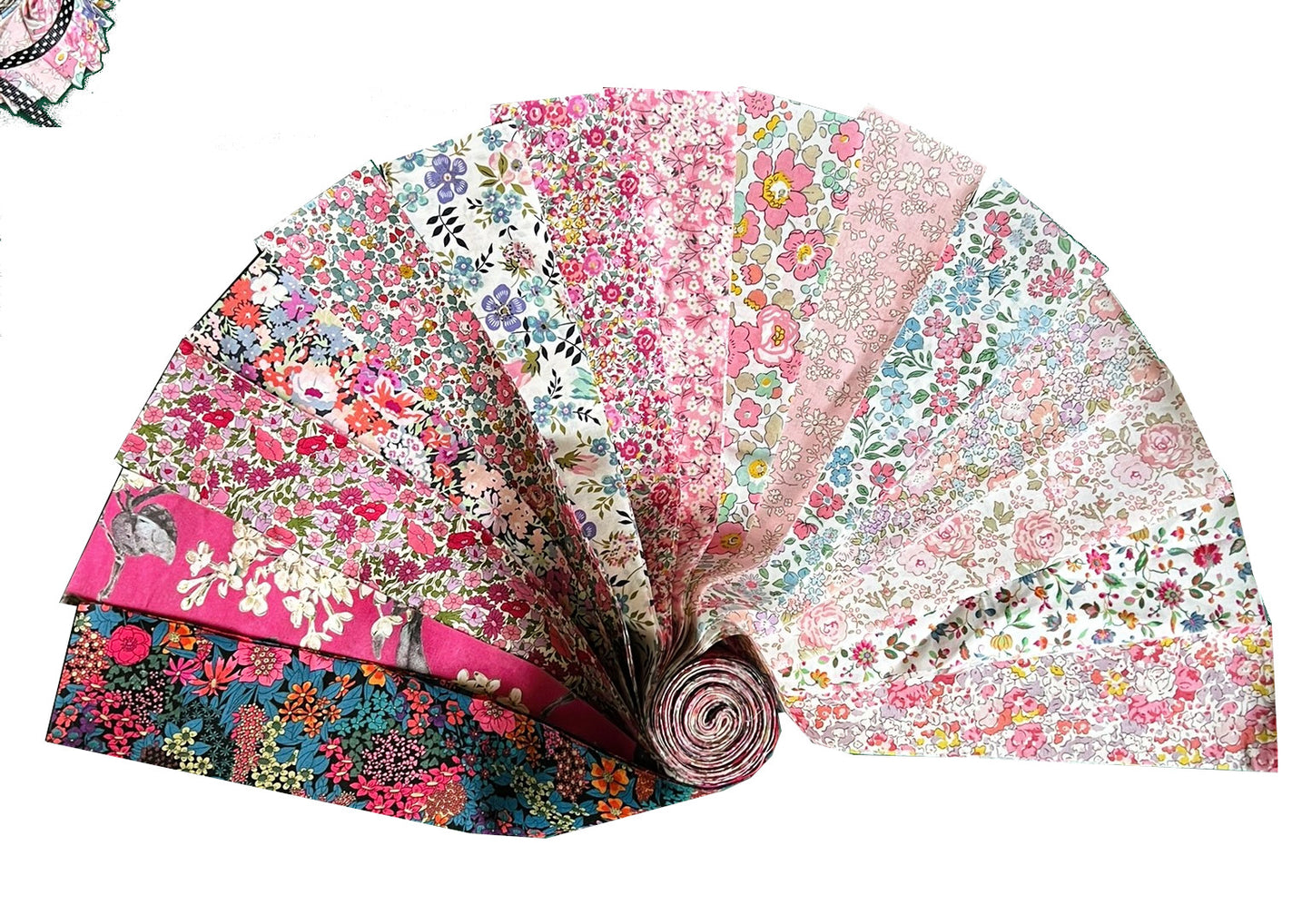 Liberty Fabric Tana Lawn® Jelly Roll Pink